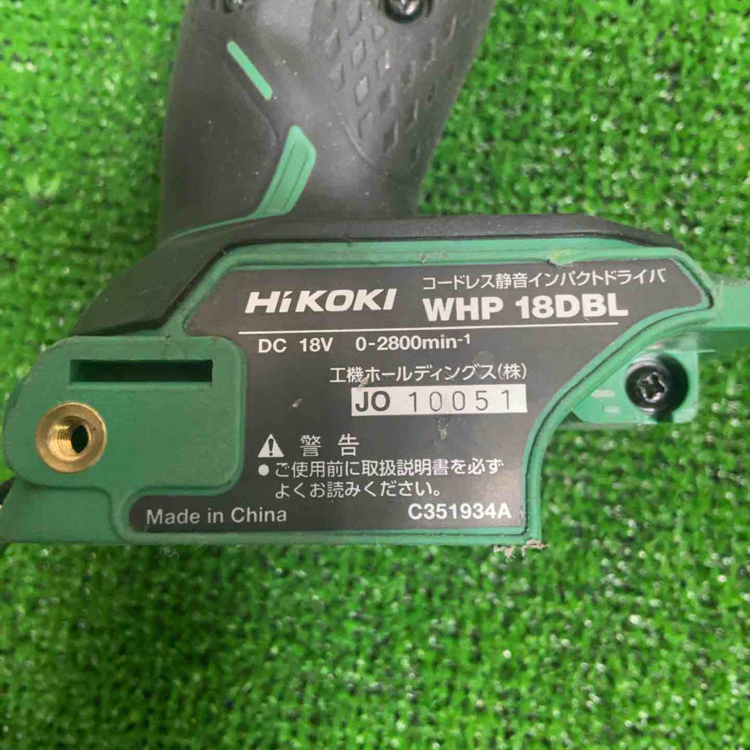 ★ハイコーキ(HIKOKI ※旧:日立工機) コードレスソフトインパクトドライバー WHP18DBL(2LXPK)【草加店】