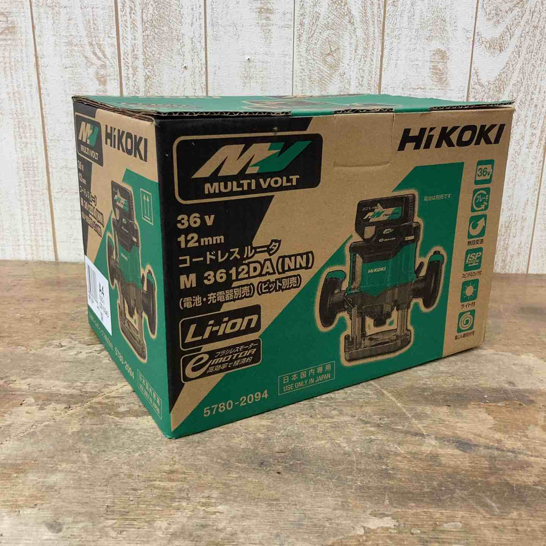 ★ハイコーキ(HIKOKI ※旧:日立工機) コードレスルーター M3612DA(NN)【柏店】