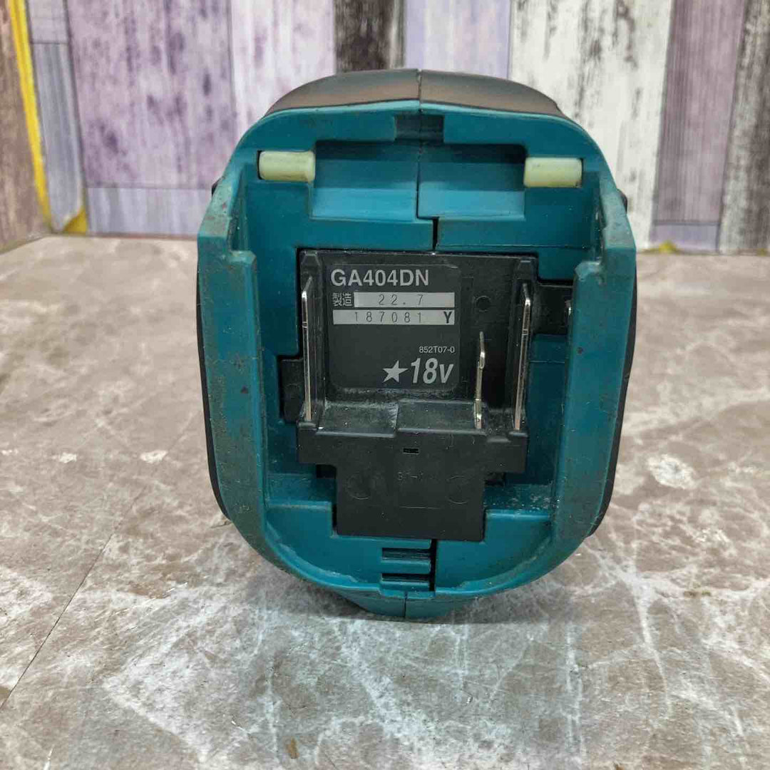 【中古品】マキタ makita 100mm 18V コードレスディスクグラインダ GA404DZN 本体のみ【八潮店】