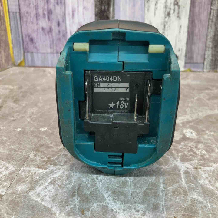 【中古品】マキタ makita 100mm 18V コードレスディスクグラインダ GA404DZN 本体のみ【八潮店】