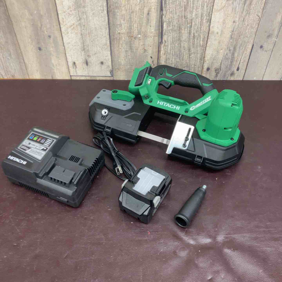【中古美品】ハイコーキ(HIKOKI ※旧:日立工機) コードレスバンドソー CB18DBL(S)(LYPK) バッテリー 充電器 替刃付属【東大和店】