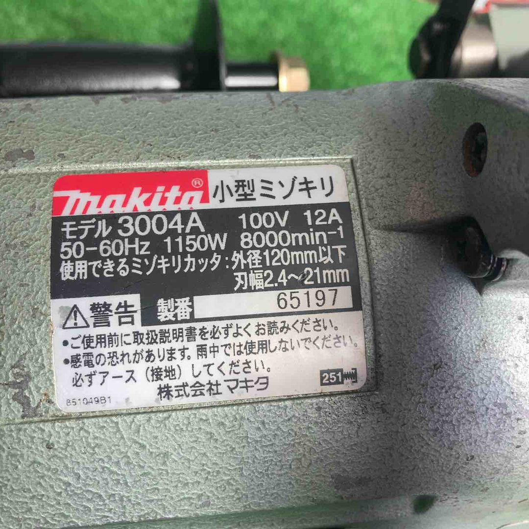◇マキタ(makita) 小型ミゾキリ 溝切 3004A【草加店】