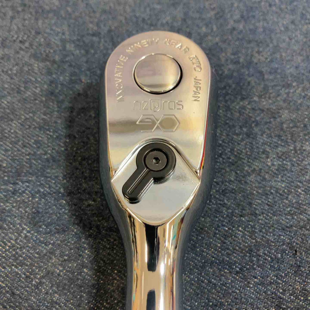◇京都機械工具(KTC)ネプロス9.5sq.ラチェットハンドル NBR390A シルバー【八潮店】