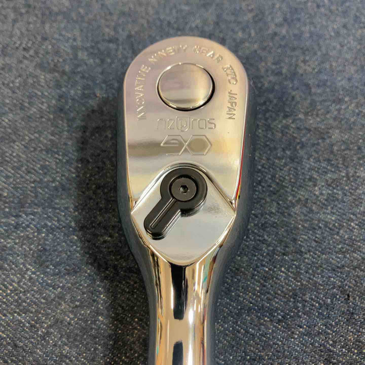 ◇京都機械工具(KTC)ネプロス9.5sq.ラチェットハンドル NBR390A シルバー【八潮店】