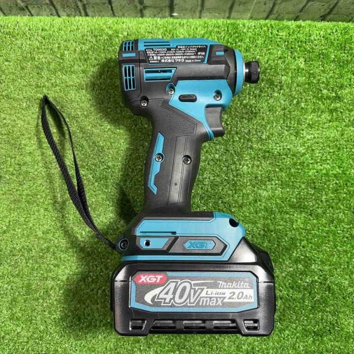 ★マキタ(makita) 40V コードレスインパクトドライバ TD003GRAX 長期保管品【川口店】
