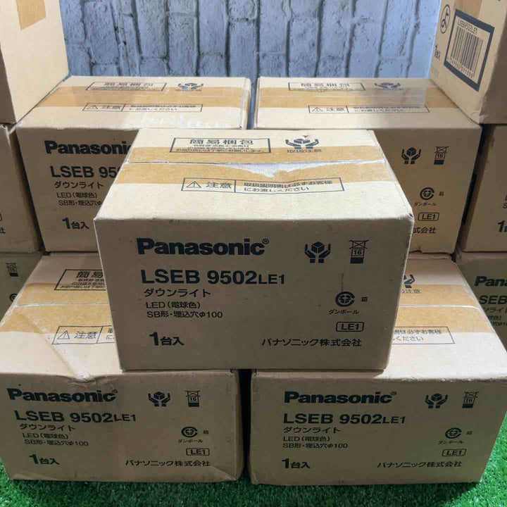 【パナソニック/Panasonic】LEDダウンライト LSEB9502LE1 調光不可 電球色 12個セット【川口店】