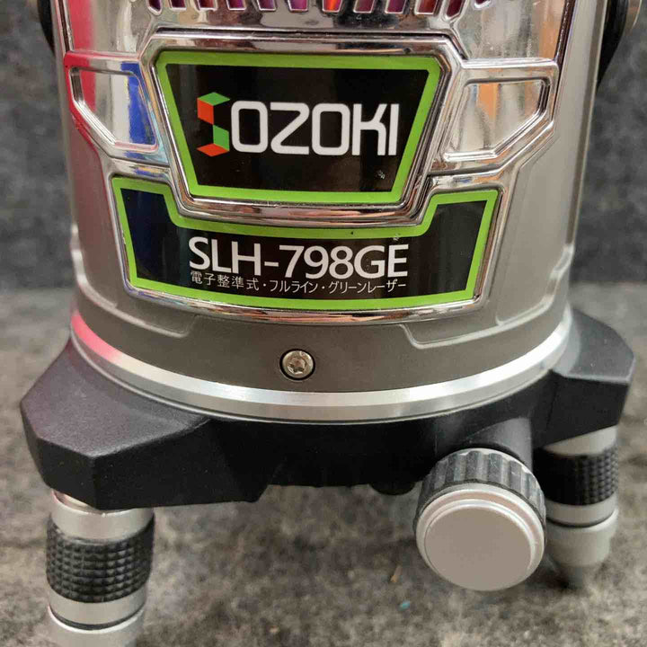 SOZAKI フルライン グリーンレーザー SLH-798GE ケース付 測量【鴻巣店】