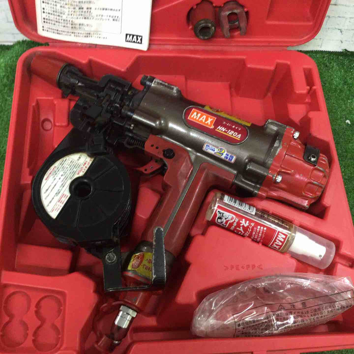◇マックス(MAX) 高圧コンクリート用エア釘打ち機 HN-120A【町田店】