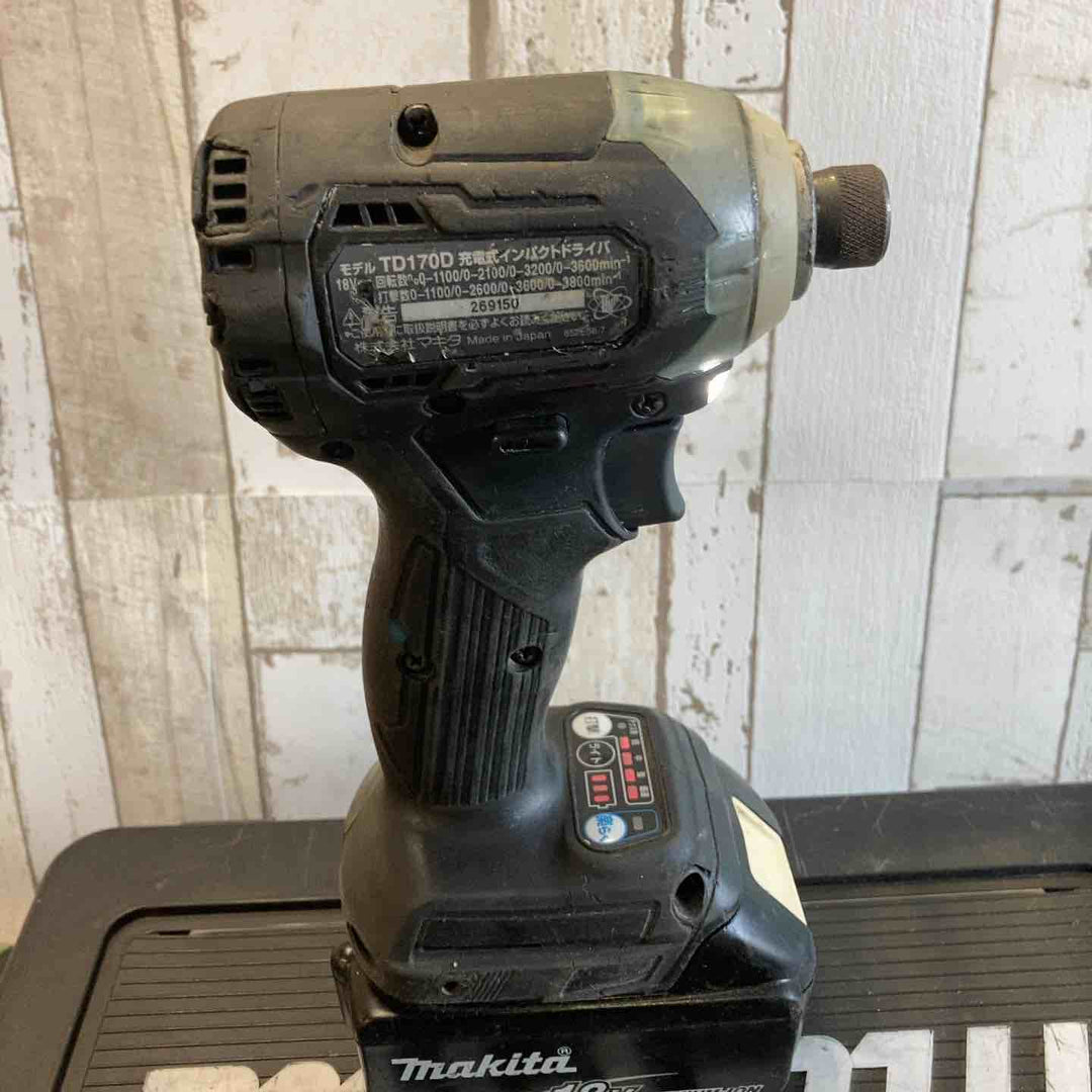 ★マキタ(makita) コードレスインパクトドライバー TD170DRGXB【町田店】