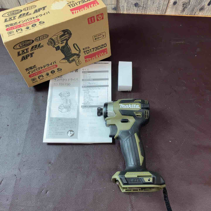【未使用(店頭展示品)】★マキタ(makita) コードレスインパクトドライバー TD173DZO【東大和店】