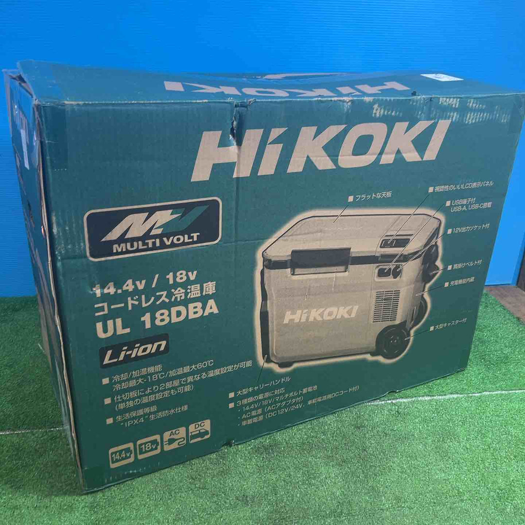 ★ハイコーキ(HIKOKI) コードレス冷温庫 UL18DBA(WMGZ)_フォレストグリーン【岩槻店】
