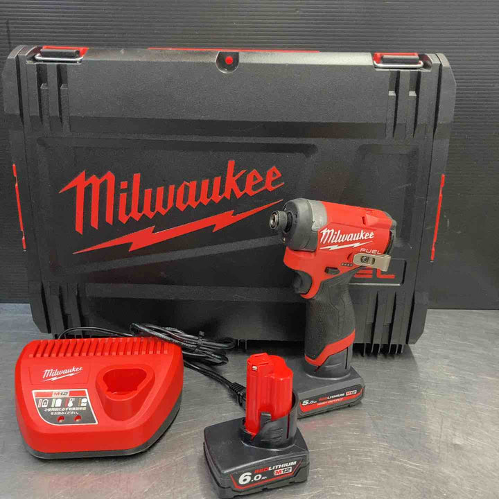 【中古品】 ミルウォーキーツール(Milwaukee) M12 FUEL 12V インパクトドライバー フルセット品 M12 FID2-0X JP 【東大和店】