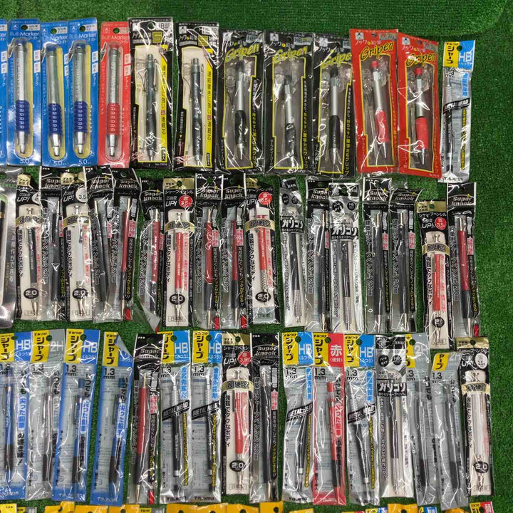 建築用チョーク、シャーペン、替え芯 計110個まとめ売り (サイズ・メーカー混在)【桶川店】