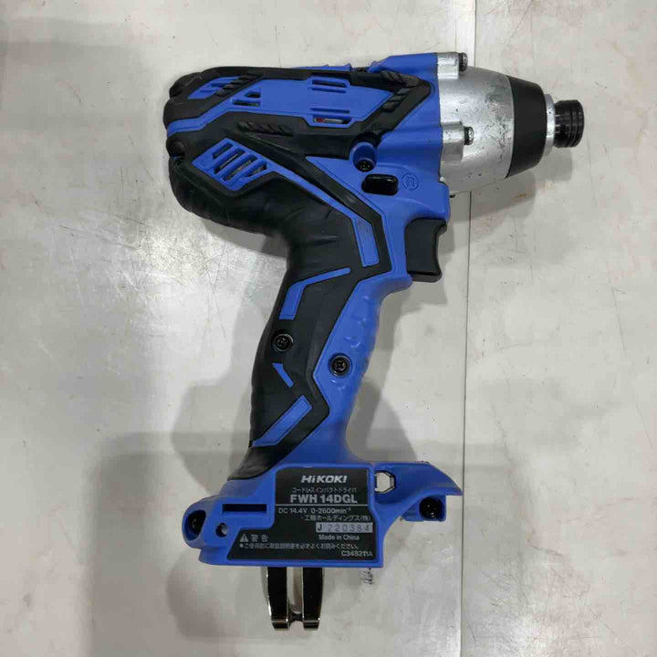 ◇ハイコーキ(HIKOKI ※旧:日立工機) コードレスインパクトドライバ FWH14DGL(2LEGK)【川口店】