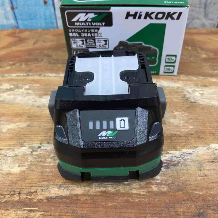 【未使用品】純正品 ★ハイコーキ(HIKOKI ※旧:日立工機) リチウムイオンバッテリー 36V/2.5Ah BSL36A18X【柏店】