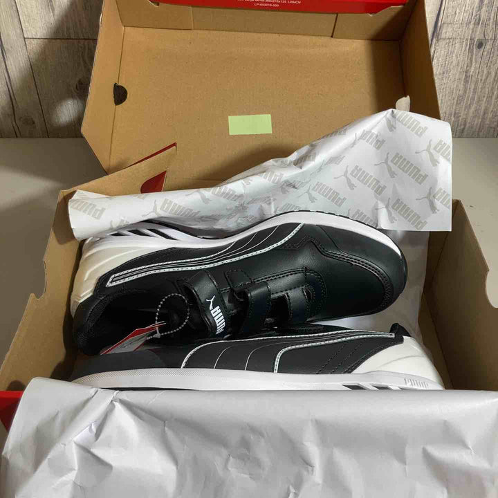 64.243.0 プーマ PUMA アスレチック ライダー2.0 ローカットシューズ 安全靴 作業靴 黒 28cm【戸田店】