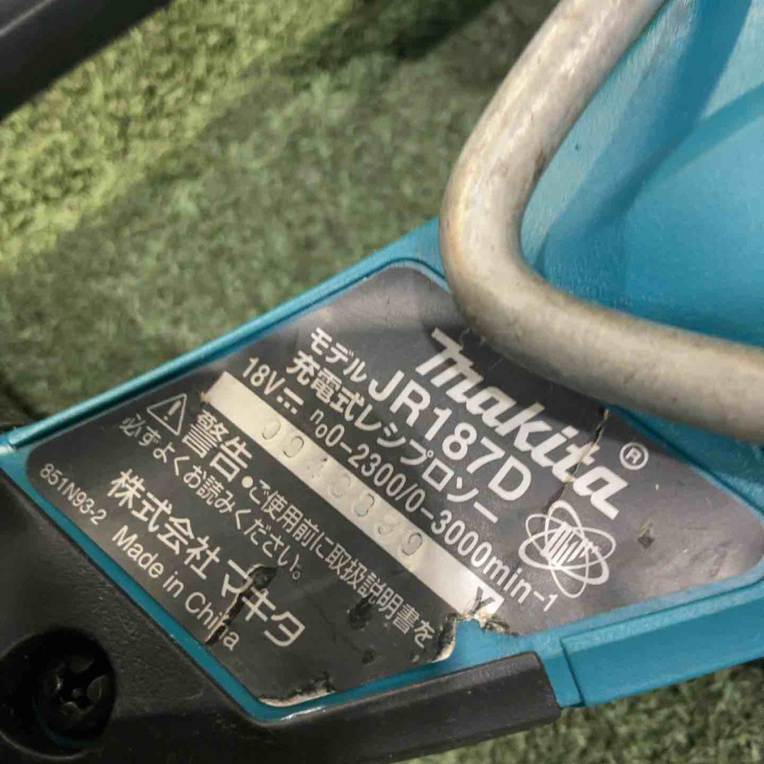 ★マキタ(makita) コードレスレシプロソー JR187DZ 動作確認済【川口店】