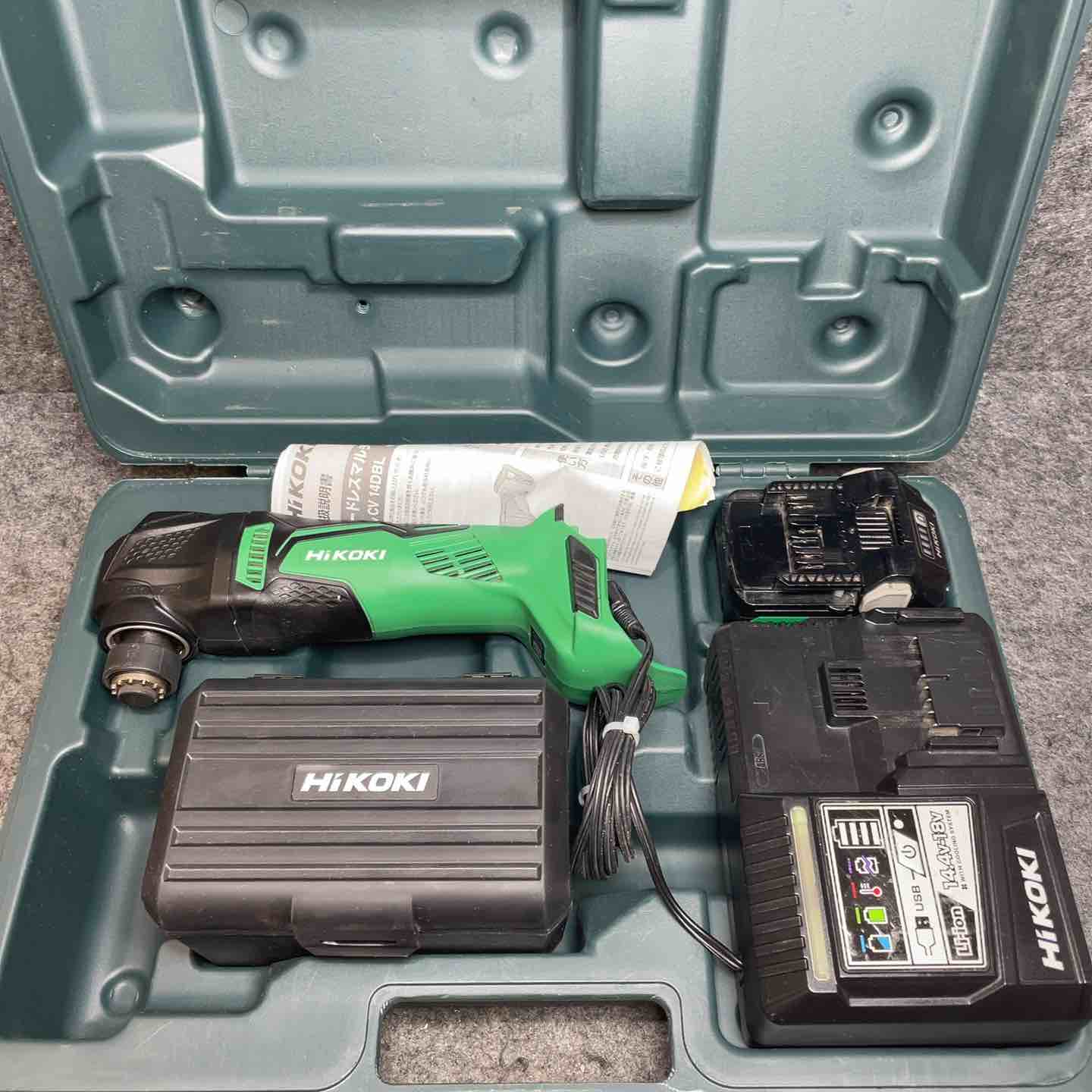 ハイコーキ(※旧:日立工機) コードレスマルチツール CV18DBL(LXPK)【桶川店】 ハイコーキ(※旧:日立工機) コードレスマルチツール CV18DBL(LXPK