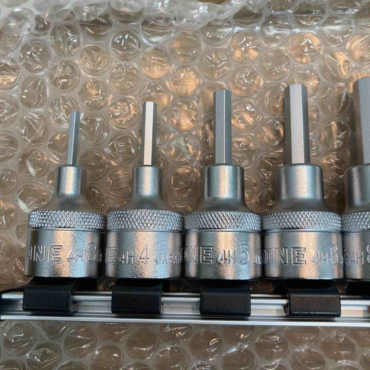 トネ(TONE) ヘキサゴンソケットセット(ホルダー付) 差込角12.7mm(1/2") HH410 内容10点【八潮店】