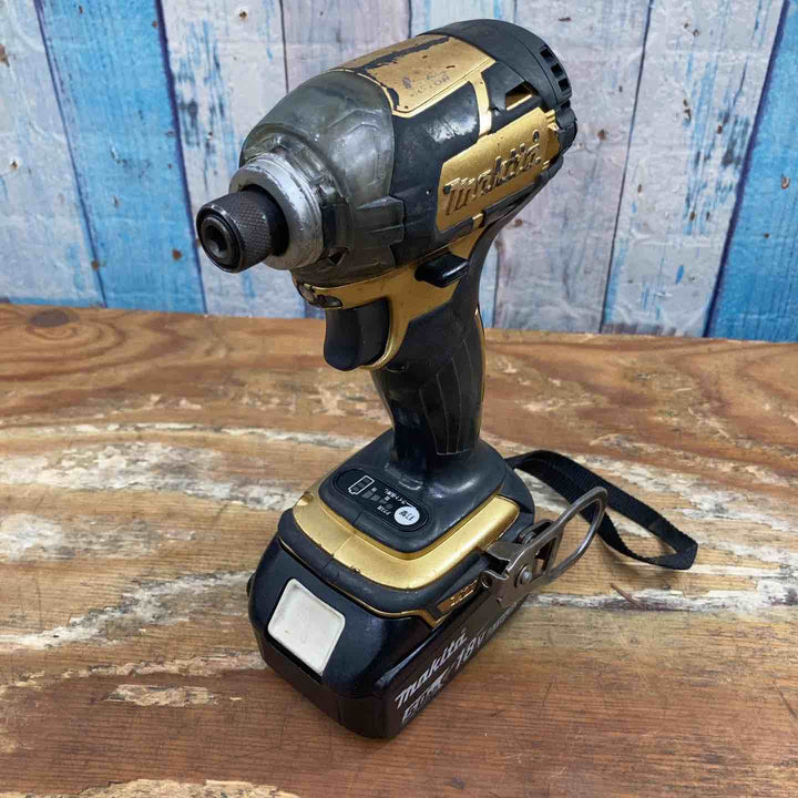 ◇マキタ(makita) コードレスインパクトドライバー 18V ゴールド TD148DSP1 (TD148DRTX) 100周年【柏店】