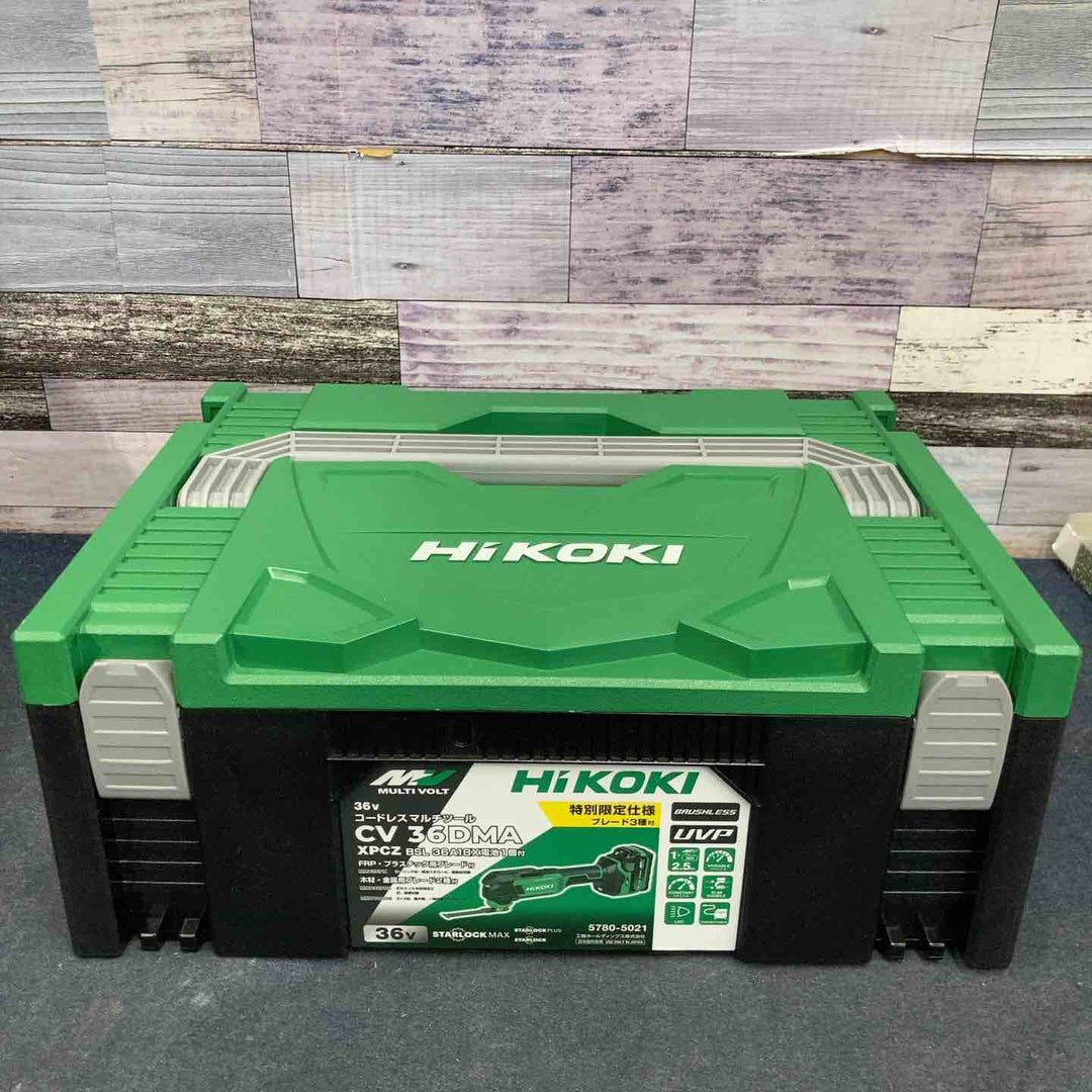 【未使用品】★ハイコーキ(HIKOKI ※旧:日立工機) コードレスマルチツール CV36DMA(XPZ) 36V バッテリー1個・充電器つき【八潮店】