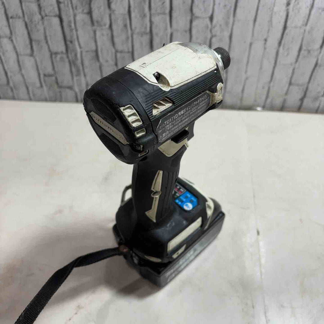 ★マキタ(makita) コードレスインパクトドライバー TD171DRGXW 18V 動作確認済み【川口店】