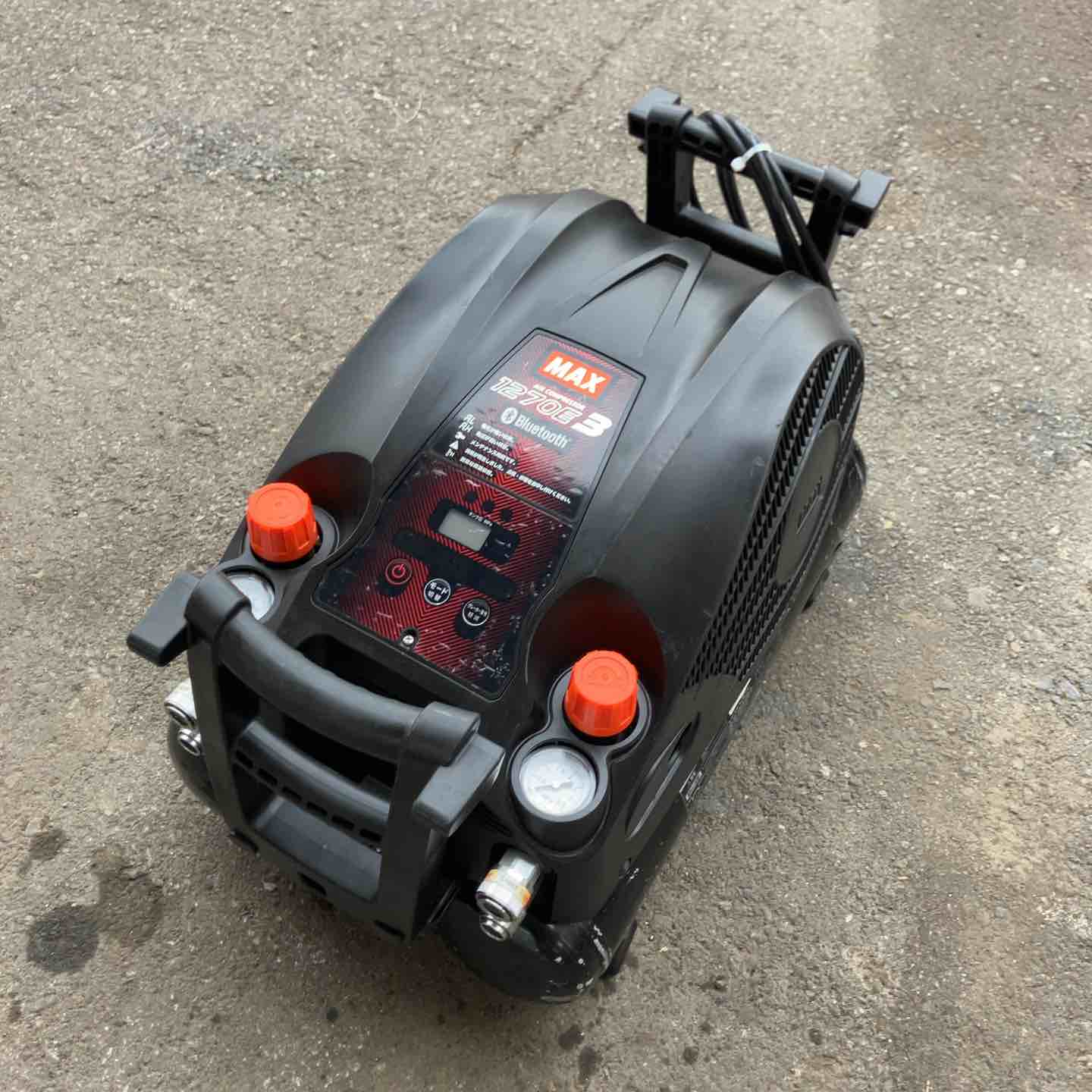 MAX AK-HL1270E3 エアーコンプレッサー【野田愛宕店】【店頭取引限定】【中古】ITWML49YQZO4 新品】マックス AK-HL1270E3 高圧エアコンプレッサ MAX 5連装タンク