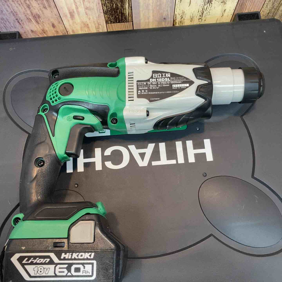 ★ハイコーキ(HIKOKI ※旧:日立工機) コードレスハンマドリル DH18DSL(2LYPK)(L)【八潮店】
