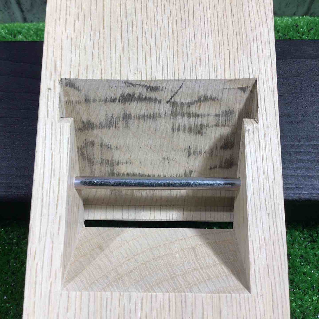 三代目伝統工芸士 船津舟弘作 座右 炭素鋼使用 寸八鉋 【川口店】