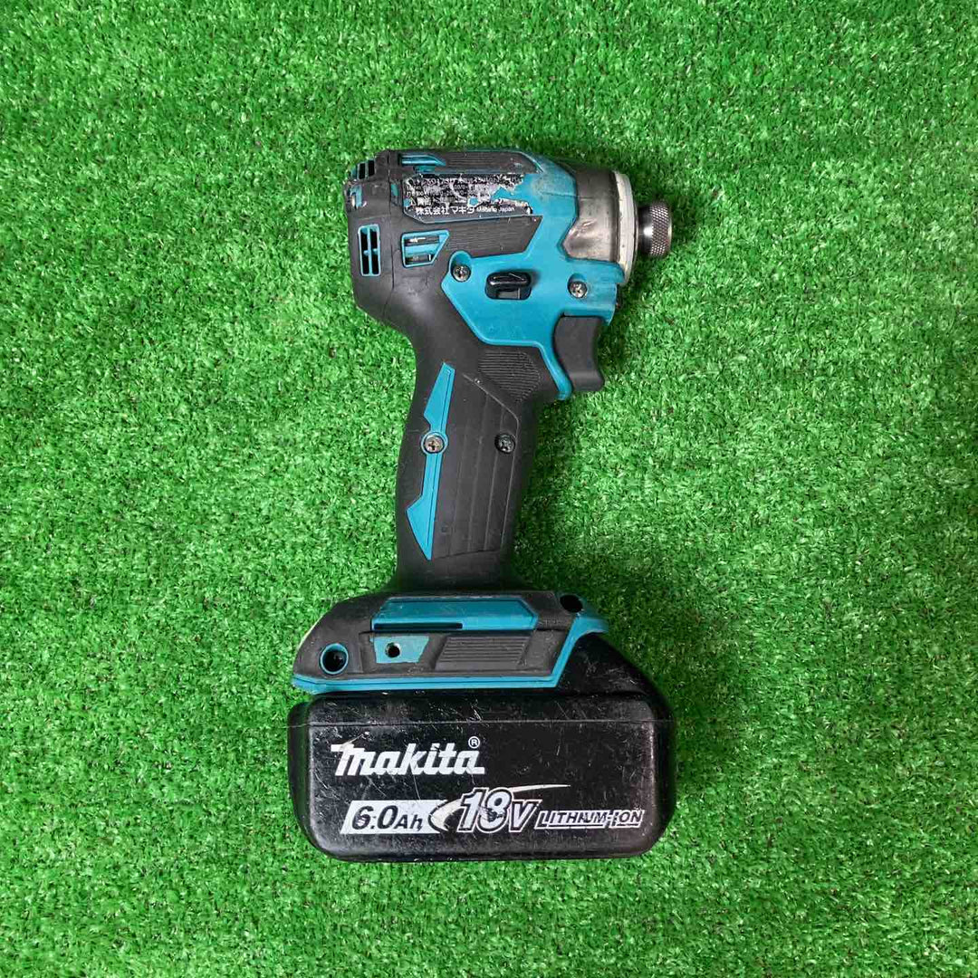 ★マキタ(makita) コードレスインパクトドライバー TD173DZ 18V6.0Ahバッテリー付【岩槻店】