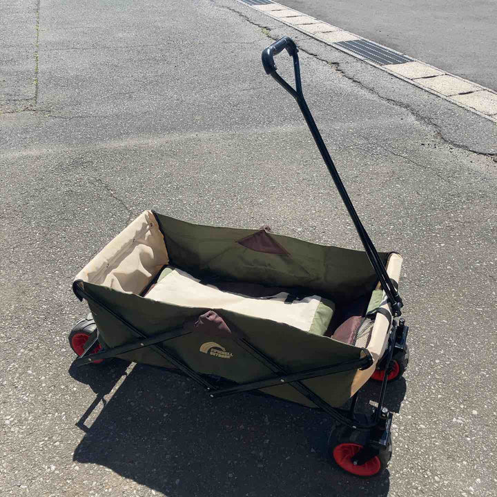 レイチェルアウトドア RAYCHELL OUTDOOR　グランドキャリアワゴン アウトドアグランド　カーキ RR-GC01【鴻巣店】