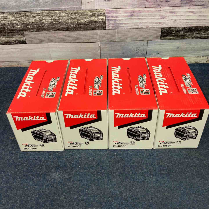 マキタ リチウムイオンバッテリー 40V/5.0Ah BL4050F 4個セット【八潮店】