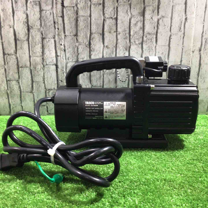 ◇イチネンTASCO オイル逆流防止弁付ウルトラミニツーステージ真空ポンプ TA150SW【川口店】