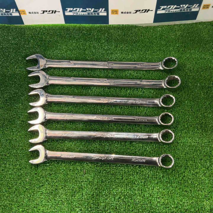 スナップオン(Snap-on) ショートコンビネーションレンチ 6本セット OEXM160B/170B/180B/190B/210B/220B【草加店】