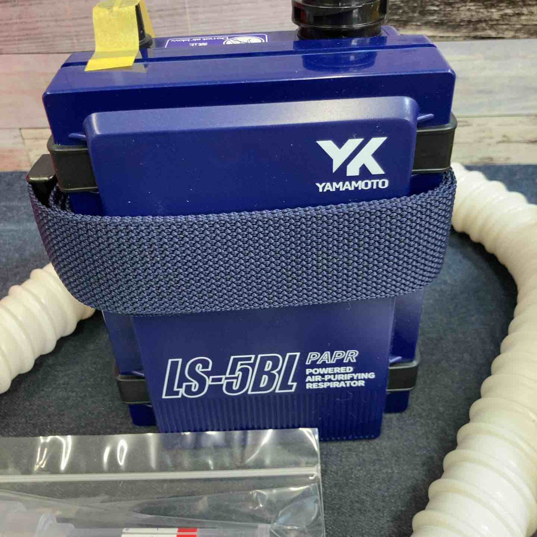 【未使用品】◇YAMAMOTO 電動ファン付呼吸用保護具 LS-355;H1SNZ ヘルメットタイプ(高所作業用)【八潮店】