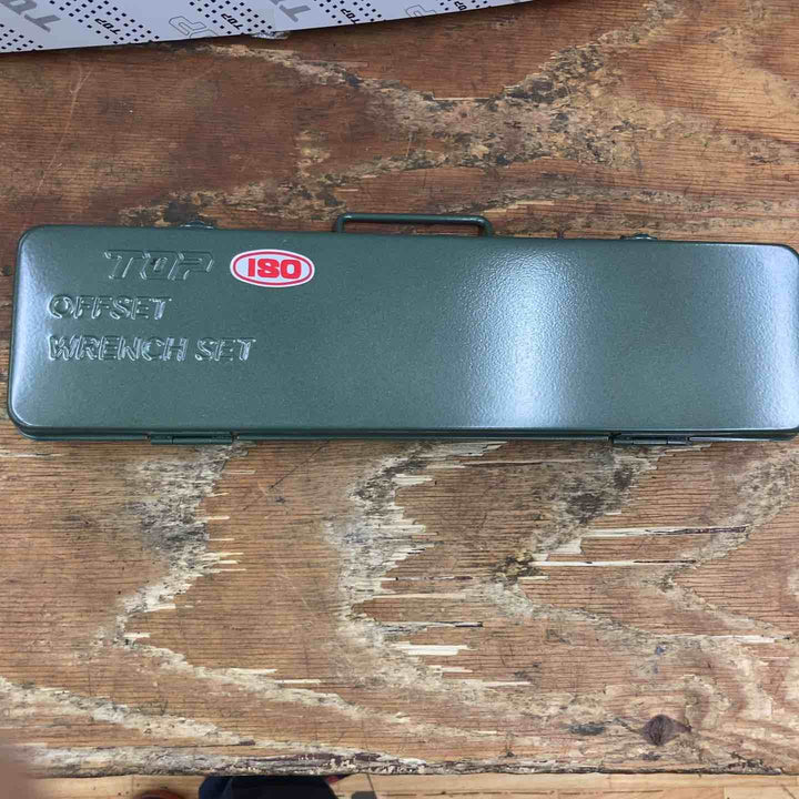 ◇トップ(TOP) 両口メガネレンチセット ISO 45度型 長形 ISO-TM-B【柏店】