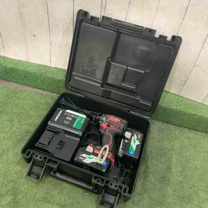 ★ハイコーキ(HIKOKI ※旧:日立工機) コードレスインパクトドライバー WH36DC(2XPR) 36V 動作確認済【川口店】