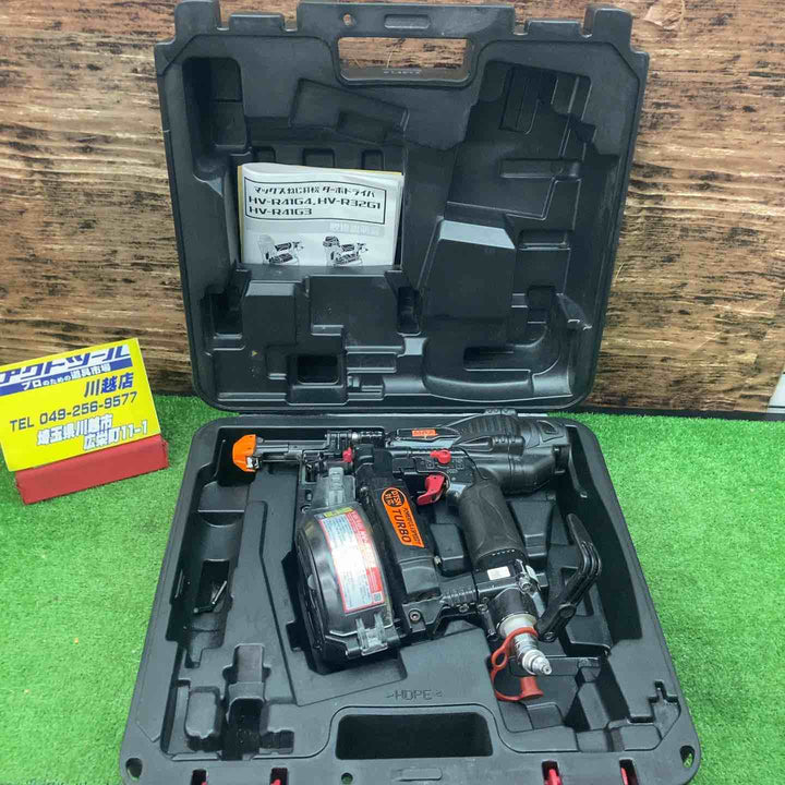 マックス(MAX) 高圧エアネジ打ち機 HV-R41G4 限定色ブラック 動作確認済み【川越店】
