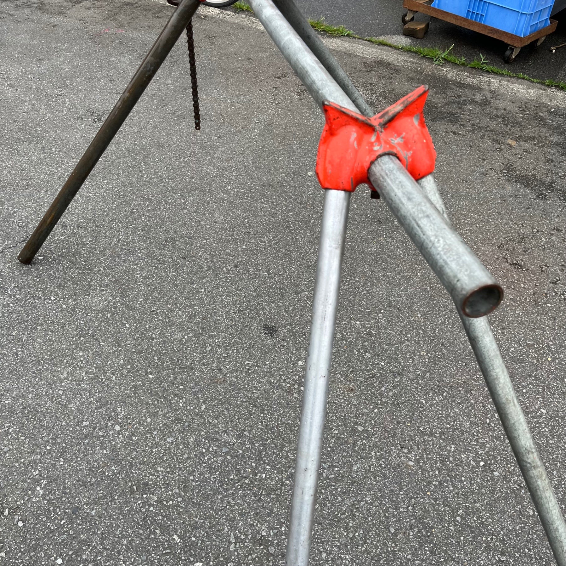 中古品/店頭受取り限定】◇RIDGID/リジッド スタンドチェーンバイス