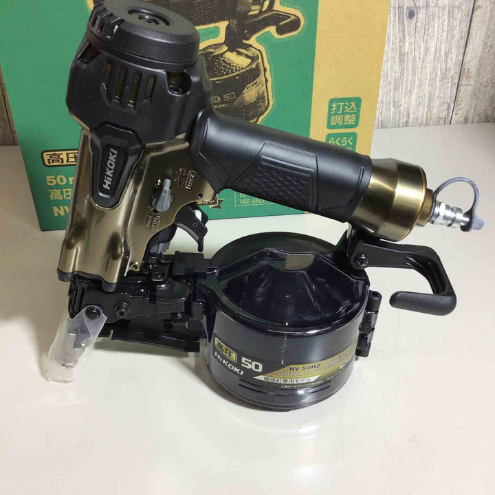 ★ハイコーキ(HIKOKI ※旧:日立工機) 高圧エア釘打ち機 NV50H2【戸田店】