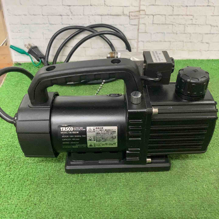 ◇イチネンTASCO オイル逆流防止弁付ウルトラミニツーステージ真空ポンプ TA150SW【町田店】