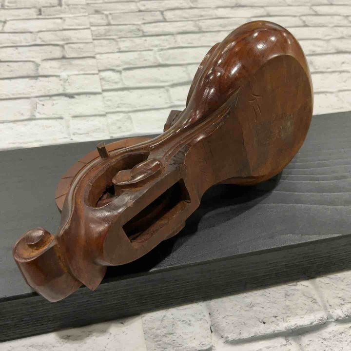 銘:仁 墨壺 墨つぼ 鎚と鼠 全長約260mm 【川口店】