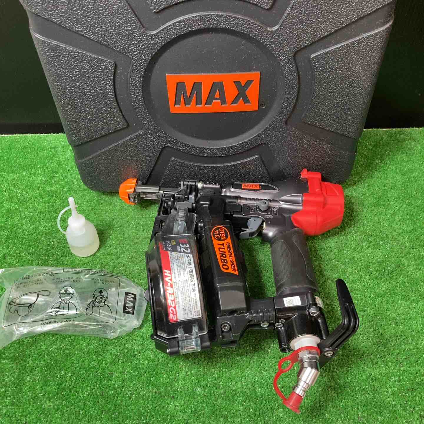 【美品】★マックス(MAX) 高圧エアネジ打機 HV-R32G2-G【岩槻店】 美品】☆マックス(MAX) 高圧エアネジ打機 HV-R32G2-G【岩槻店