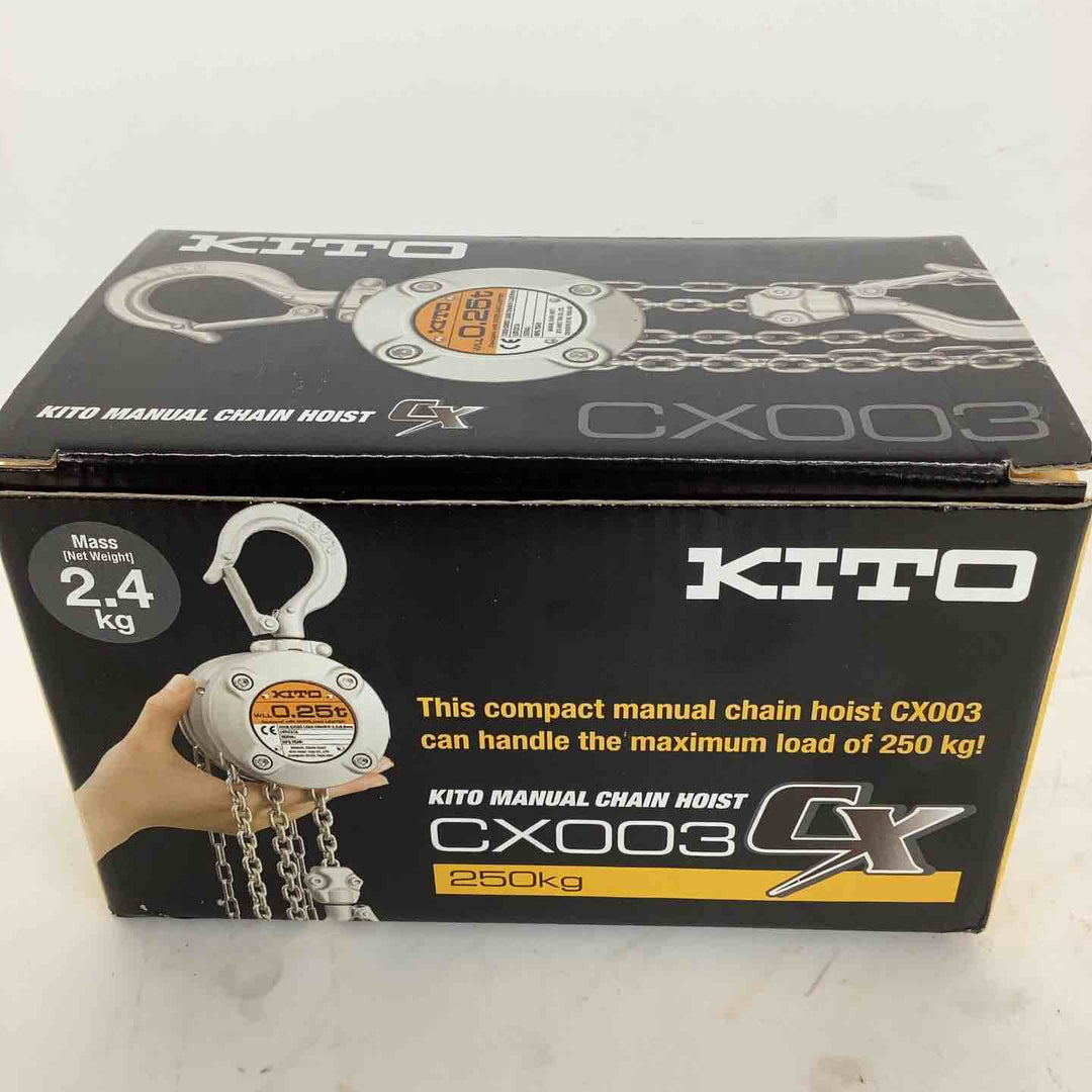 ★KITO(キトー) チェーンブロック CX003 (CX1A)【狭山】