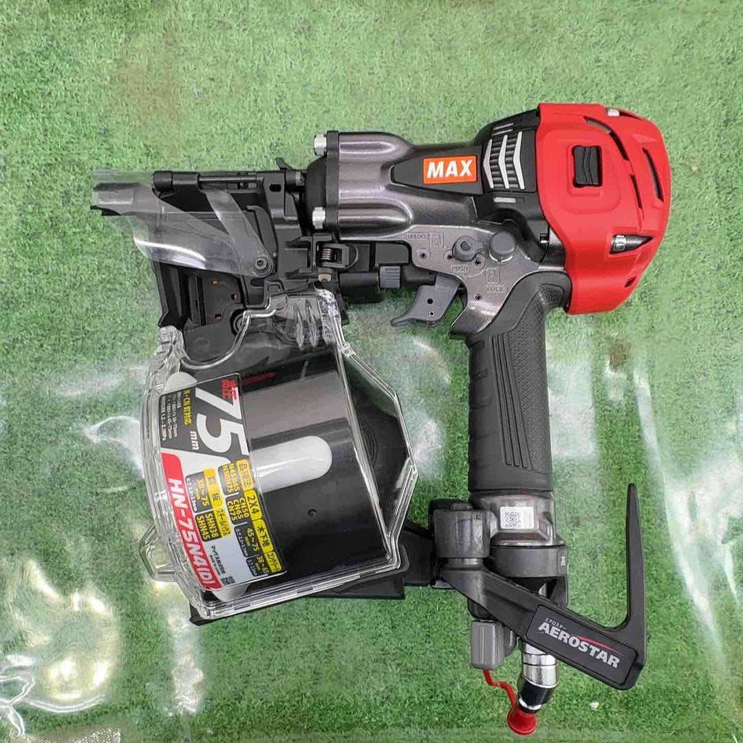 送料無料！【未使用品】★マックス(MAX) 高圧エア釘打ち機 HN-75N4(D)-G