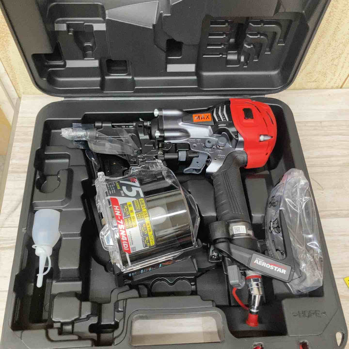 ★マックス(MAX) 高圧用釘打ち機 HN-75N4(D)_マットクールグレー【柏店】