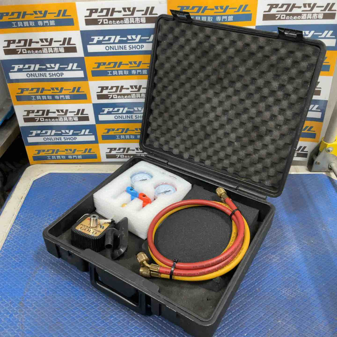 イチネンTASCO ゲージマニホールドキット R410A/R32 ロビネア ポケロビ POCKET-ROBI GOLD セット【草加店】