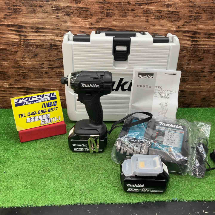 マキタ(makita) コードレスインパクトドライバー TD149DRFXB【川越店】