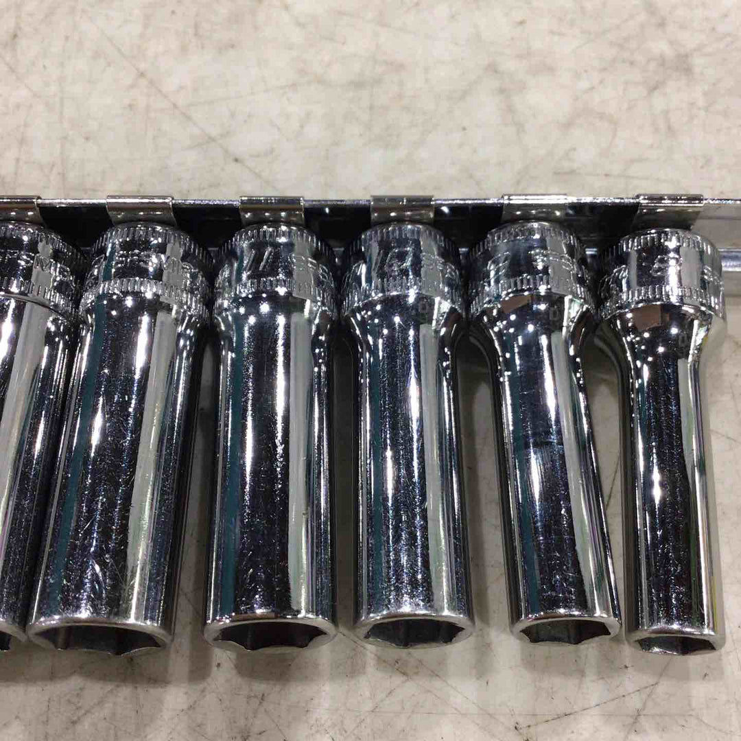 スナップオン(Snap-on) 3/8フランクドライブエクストラ(FDX)ディープソケット12点セット 212YSFSMY 【川口店】