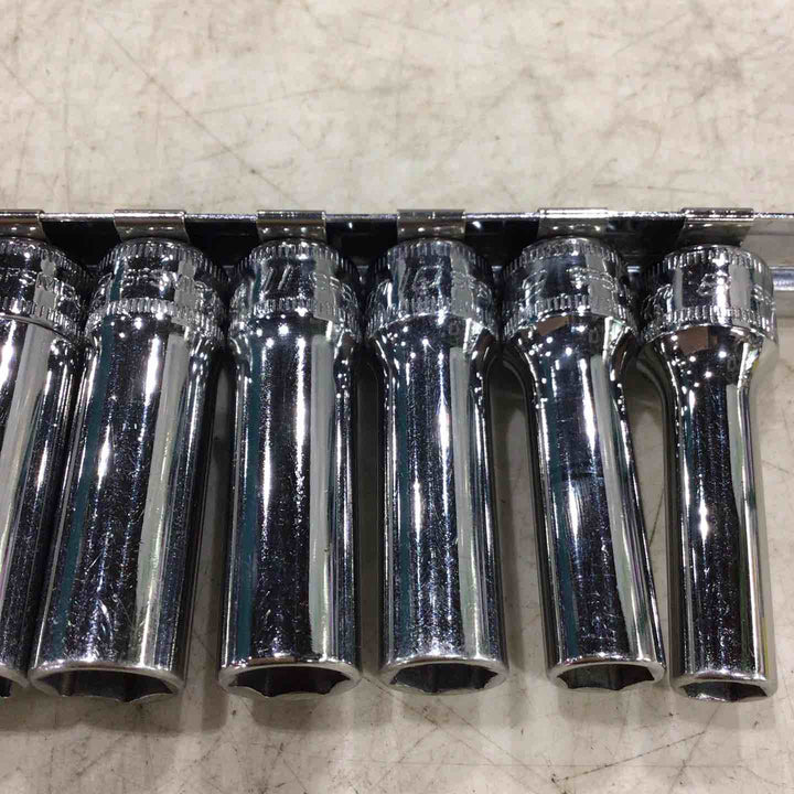 スナップオン(Snap-on) 3/8フランクドライブエクストラ(FDX)ディープソケット12点セット 212YSFSMY 【川口店】
